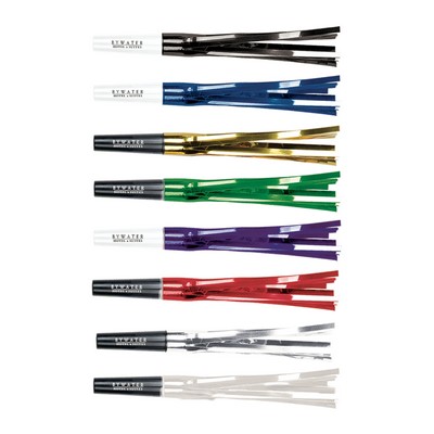 6" Squawkers Fringed Party Horns w/ Custom Direct Pad Print